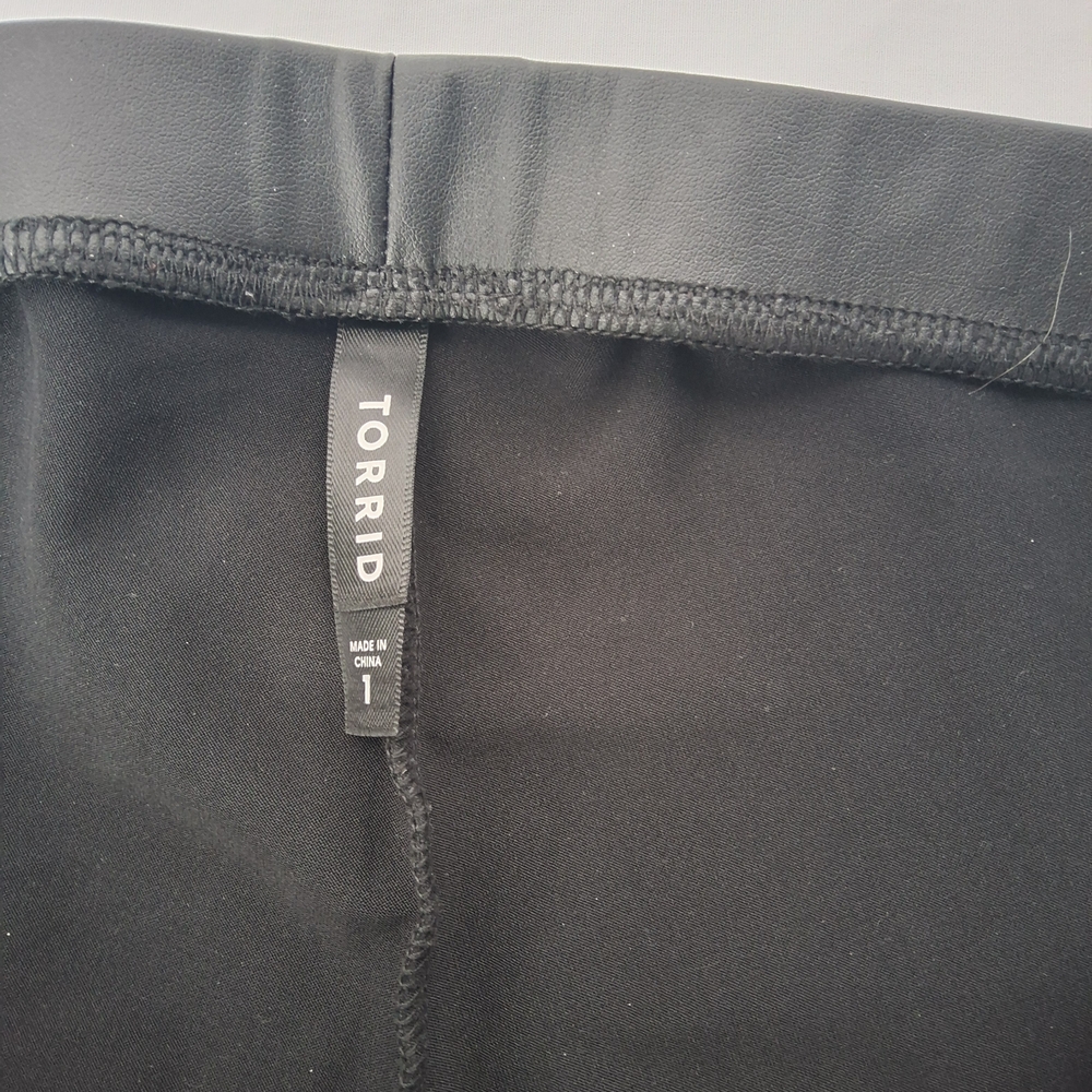 torrid Black Faux Leather Legging Pants - Picture 4 of 4